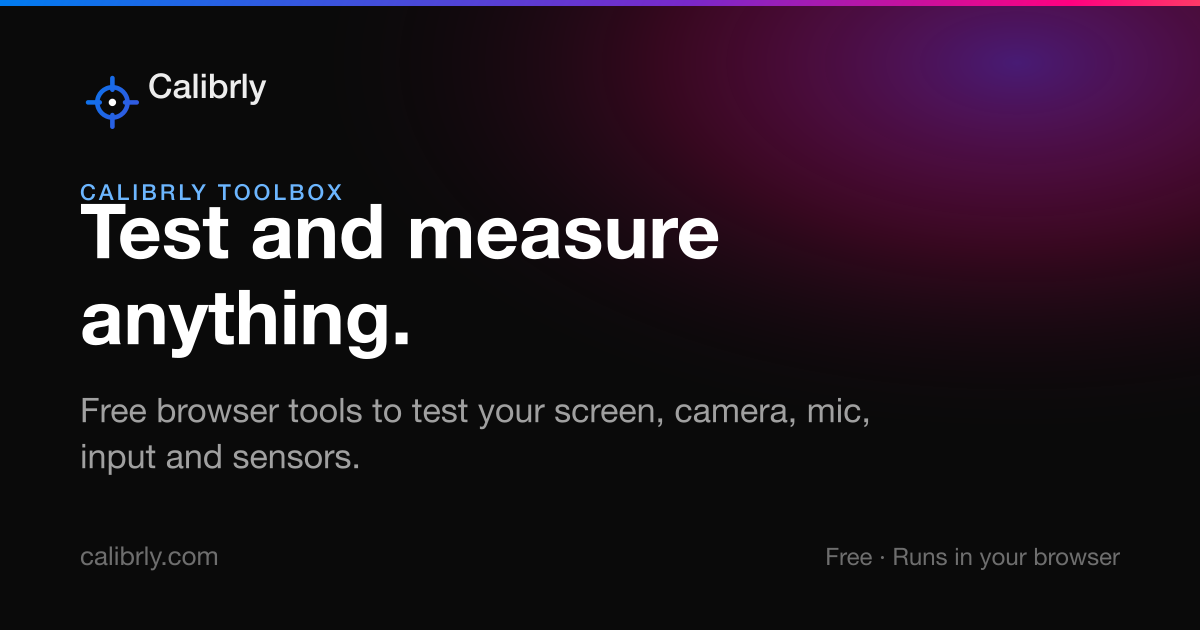 Mouse Camera Test Free Online Tools to Test Your Screen, Camera & Mic | DeftGauge